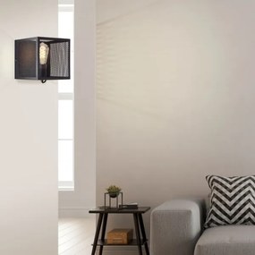 Brilliant - Nástenné svietidlo MAZE 1xE27/40W/230V čierna