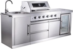 Záhradná kuchyňa s grilom a chladničkou Avenberg TRINITY