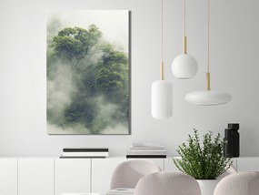 Artgeist Obraz - Foggy Amazon (1 Part) Vertical Veľkosť: 40x60, Verzia: Na talianskom plátne