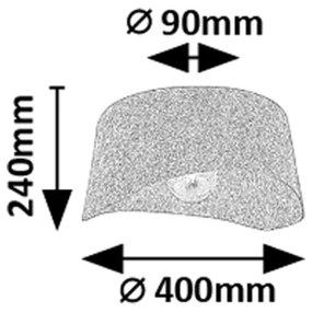Rabalux 71189 - Stropné svietidlo FARELIA 1xE27/10W/230V