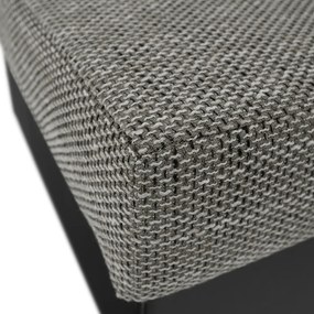 Taburetka T4 - sivá (Berlin 01) / čierna (Soft 11)