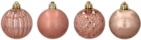 Vianočné gule 6cm 8ks Copper