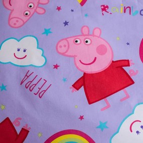 Jerry Fabrics Obliečky do postieľky 100x135 + 40x60 cm - Prasiatko Peppa "PEP016"