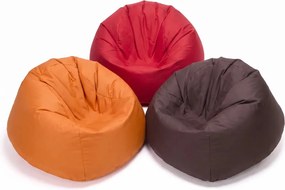 INTERMEDIC SK - Sedací vak MAXI 140x70 cm z polyesteru | rodinný vak, veľké kreslo, 570 l Farba: NC14 - Čierna (Polyester)