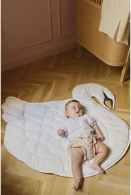 Krémová detská hracia podložka 100x110 cm Swan – Lorena Canals