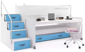 3-lôžková posteľ MAX 1, VIAC FARIEB, Rozmer 80x200 cm