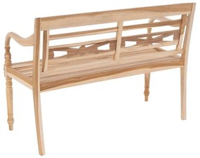 Divero 70836 Záhradná drevená lavička - 119 cm