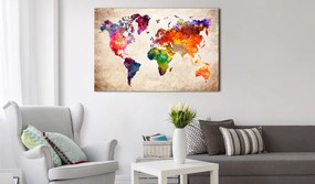 Artgeist Obraz na korku - Colourful Universe [Cork Map] Veľkosť: 120x80