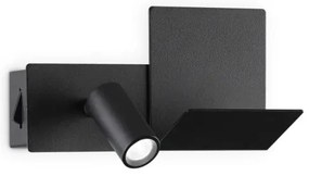 Ideal Lux - LED Nástenné svietidlo KOMODO LED/4,5W/230V USB CRI 90 čierna