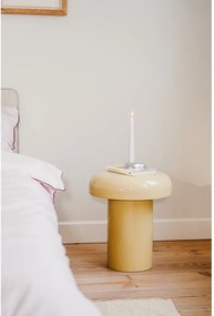 Oceľový okrúhly odkladací stolík ø 40 cm Miko – noo.ma