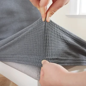 4Home Napínací poťah na stoličku Magic clean svetlosivá, 45 - 50 cm, sada 2 ks