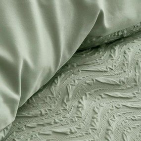 Zelené obliečky na dvojlôžko 200x200 cm Heatset Wave – Catherine Lansfield