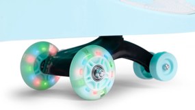 Gravitačné jazdítko ECOTOYS s LED kolesami, gumové, modré - pre deti od 3 rokov