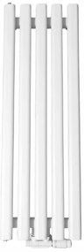 Regnis Lazur LA, vykurovacie teleso 330x1000mm so stredovým pripojením 50mm, 428W, biela matná, LAZURLA/1000/330/D5/WHITE
