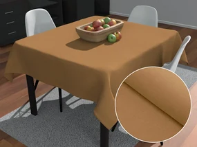 Biante Dekoračný štvorcový obrus BKU-120 Bronzovo hnedý 100x100 cm