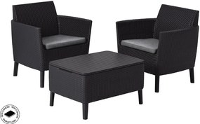 Záhradný balkónový set SALEMO BALCONY Allibert Hnedá