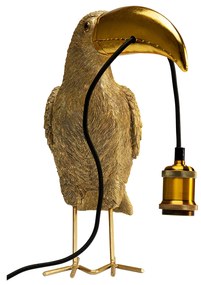 Toucan stolová lampa zlatá