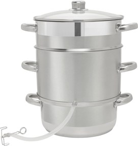 XXXLutz PARNÝ ODŠŤAVOVAČ, ušľachtilá oceľ, 28 cm Homeware Profession. - Hrnce na varenie - 0068760013