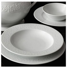 Jedálenská súprava 24 ks biela/porcelán