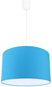 Závesné svietidlo Indigo, 1x textilné tienidlo (výber z 10 farieb), (výber zo 4 farieb konštrukcie)