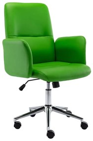 Kancelárska stolička umelá koža zelená