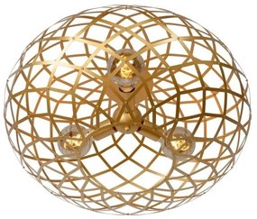 Lucide 21117/65/02 - Stropné svietidlo WOLFRAM 3xE27/60W/230V zlatá