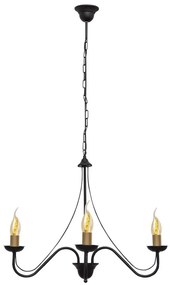 Luster na reťazi MALBO 3xE14/60W/230V