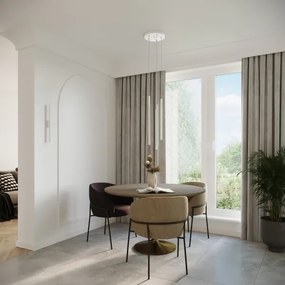 Sollux SL.1177 - Nástenné svietidlo PASTELO 2xG9/8W/230V biela