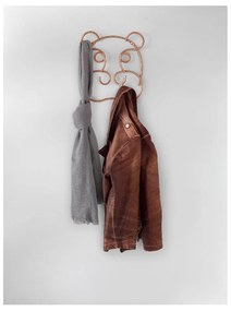 Nástenný oceľový háčik v medenej farbe Hippo – Metaltex