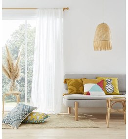 Biela voálová záclona 140x183 cm Aletta – Pineapple Elephant