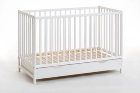 Detská postieľka 60 cm Cathi II 26 WW BCP (biela) (s úl. priestorom). Akcia -20%. Vlastná spoľahlivá doprava až k Vám domov. 1024538