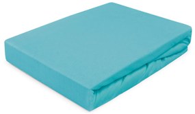 DETSKÉ JERSEY PRESTIERADLO 010 60X120 CM TYRKYSOVÉ