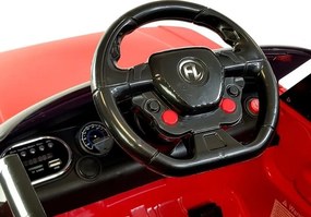 LEAN CARS Elektrické autíčko HL1638 s diaľkovým ovládaním, MP3 a LED svetlom červené