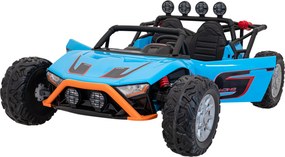 Ramiz Elektrická bugina Racing 5 pre deti modrá + motory 2x200W + diaľkové ovládanie + LED audio + pomalý štart