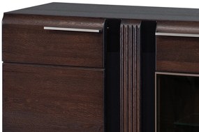 Komoda Porti 48 180 cm z masivu dub čokoládový