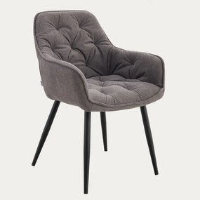 Jedálenská stolička FUSSY sivá 765834