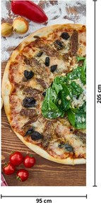 Fototapeta na dvere - Pizza (95x205cm)