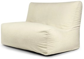 Krémový sedací vak z textílie buklé Sofa Seat Lounge – SLOWDOWN
