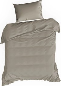 SATÉNOVÉ OBLIEČKY NOVA3 160X200 CM, 2 KS 70X80 CM SVETLOHNEDÉ