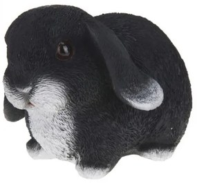 Veľkonočný zajačik – čierny 16x10 cm