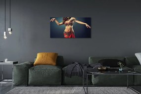 Obraz canvas žena tancuje 125x50 cm