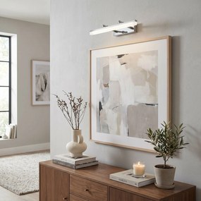 Toolight Toolight, LED nástenné svietidlo, 40cm, 6W, 4000K, 1000lm, APP1869-1W, Chrómová, OSW-66025