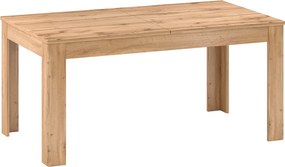 Rozkladací jedálenský stôl, dub apalačský, 160-200x90 cm, PUSAN S