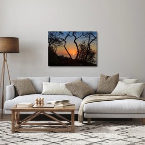 Obraz západu slnka (70x50 cm)
