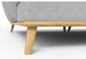 Svetlosivá rozkladacia rohová pohovka (ľavý roh) Balitco – Ropez