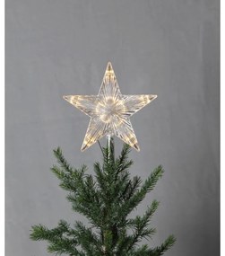 LED svietiaci špic na stromček Star Trading Topsy, výška 24 cm