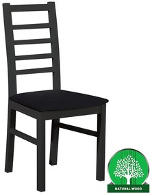 Stolička W131 čierna tk.primo 8802