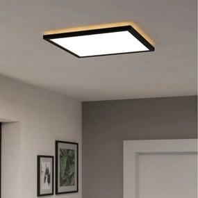 Eglo 901467-LED RGBW St. kúpeľ. svietidlo ROVITO-Z 17,6W/230V 39x39cm IP44 čierna