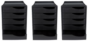 United Office® Kancelársky box s 5 zásuvkami, 3 kusy (800005824)