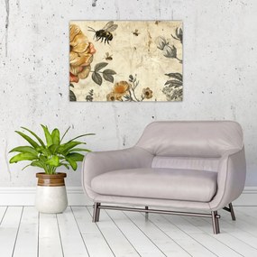 Obraz - Včelia lúka (70x50 cm)